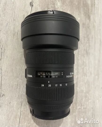 Объектив Sigma 12-24 mm f4.5-5.6 ii ex dg (sony a)