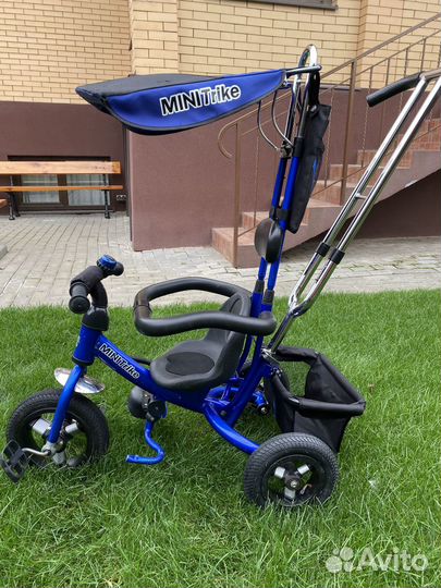 Детский велосипед трехколесный с родит. ручкой