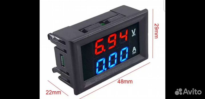 Вольтметр-амперметр DSN-VC288HV 10А