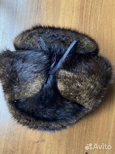 Шапка из ондатры мужская