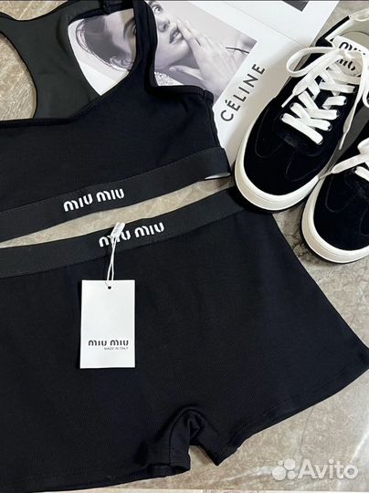 Комплект белья (S M L XL) черный и белый