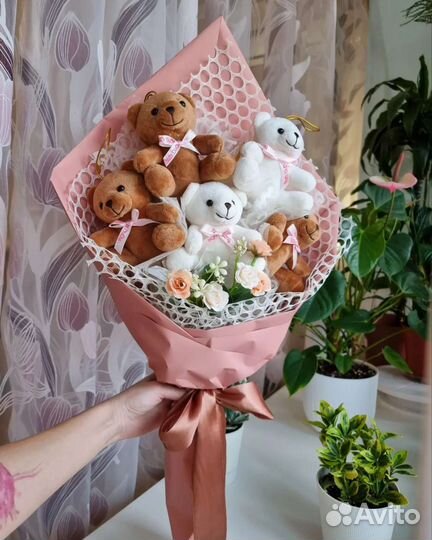 Плюшевые букеты