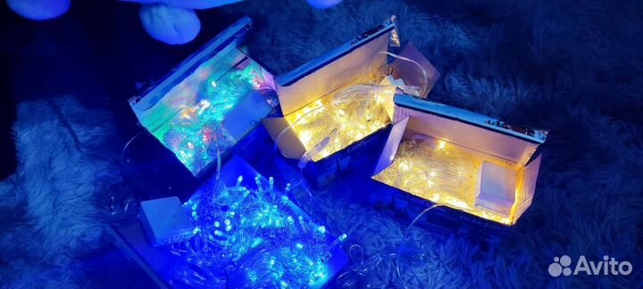 Гирлянда штора 3х2