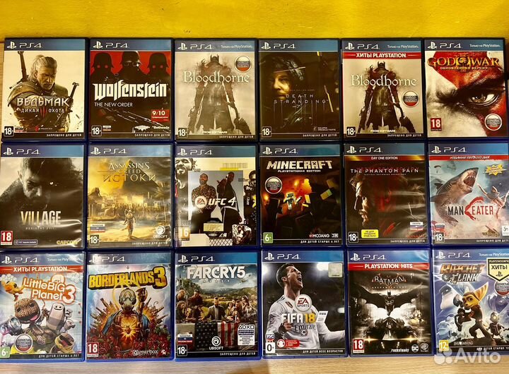 Игры на ps4 диски