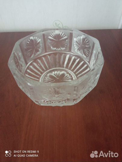 Хрустальна ваза