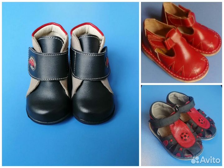 Обувь кожаная на первый шаг