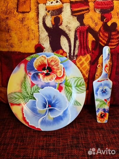 Блюдо для торта с лопаткой