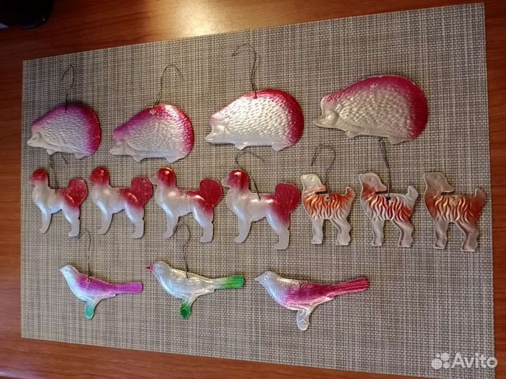 Елочные игрушки ссср, картонаж