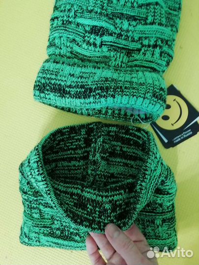 Новый комплект шапка+снуд(зима)