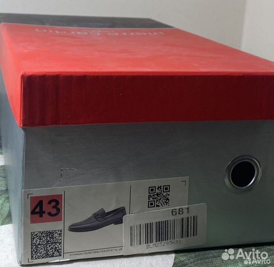 Мокасины мужские 43
