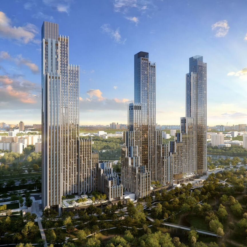 3-к. квартира, 86,3 м², 3/56 эт.