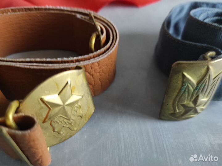 Пионерские галстуки, пилотки, ремень СССР