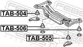 Сайленблок задней балки TAB505 Febest