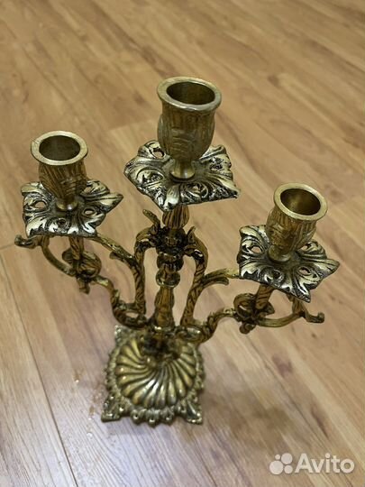 Подсвечник бронза