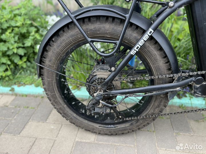 Электрический велосипед складной фэтбайк