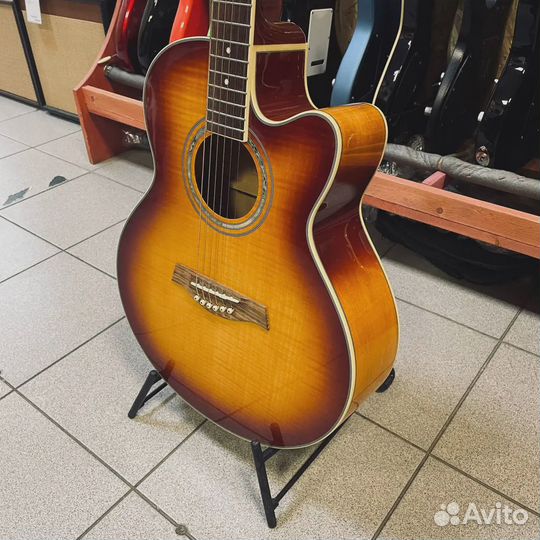 Электроакустическая гитара Ibanez AEL20E Vintage V