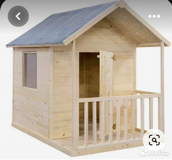 Детский игровой домик из дерева