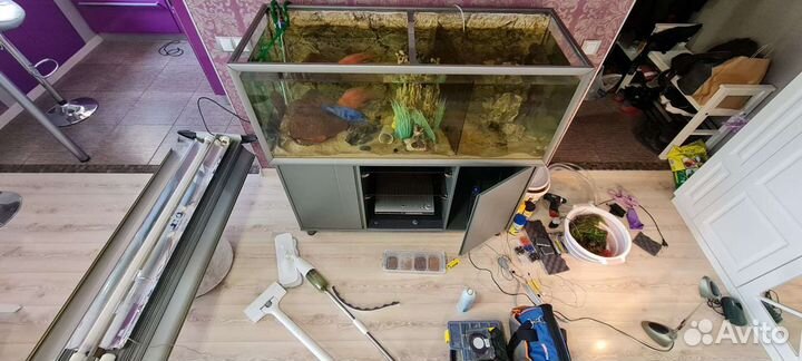 Чистка аквариума