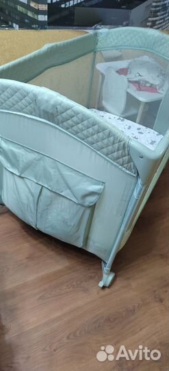 Детская кровать манеж с матрасом