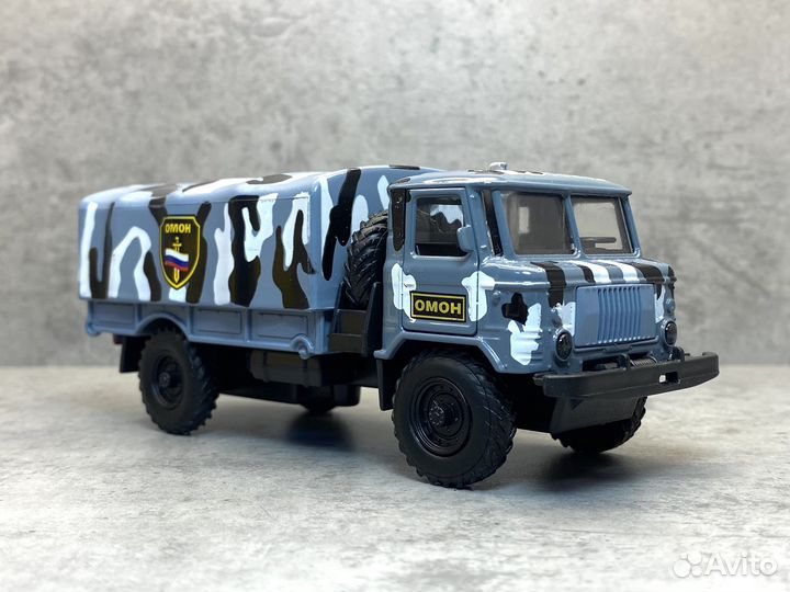 Модель газ-66 шишига омон 1:43