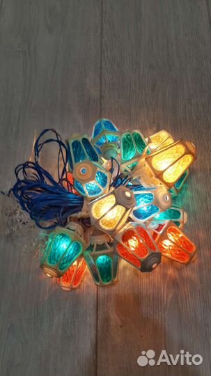 Елочная гирлянда СССР