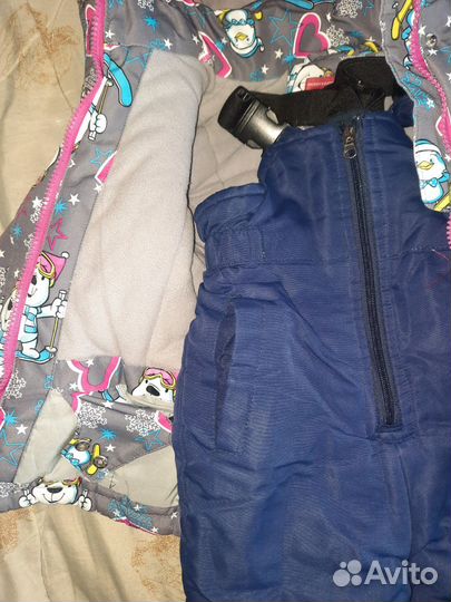 Зимний костюм для девочки 86 бу
