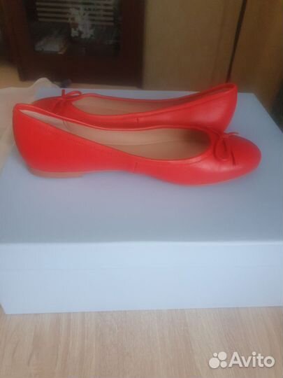 Балетки натуральная кожа 37 новые