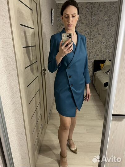 Платье жакет 46