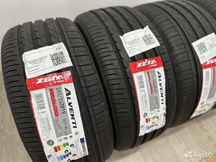 Zeta Alventi 245/35 R19 и 275/30 R19 105Y