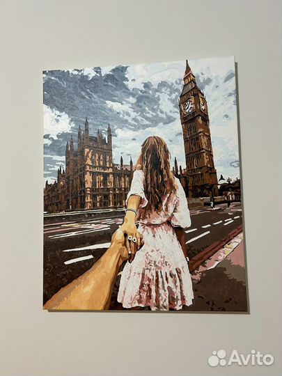 Картины по номерам раскрашенная