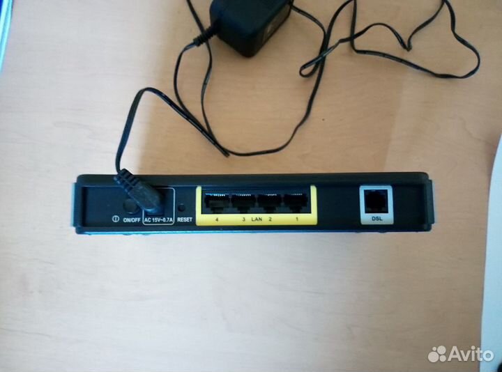 Adsl роутер маршрутизатор на 4 порта