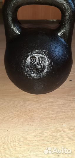 Чугунная гиря 24 кг. Уральская