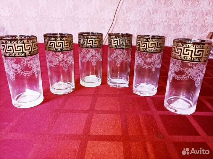 Бокалы для напитков «Барокко»(г. Гусь-Хрустальный)