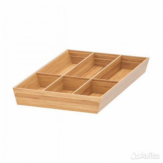 Лоток для столовых приборов бамбуковый IKEA икеа