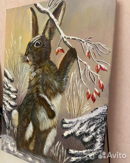 Картина маслом «Символ года»