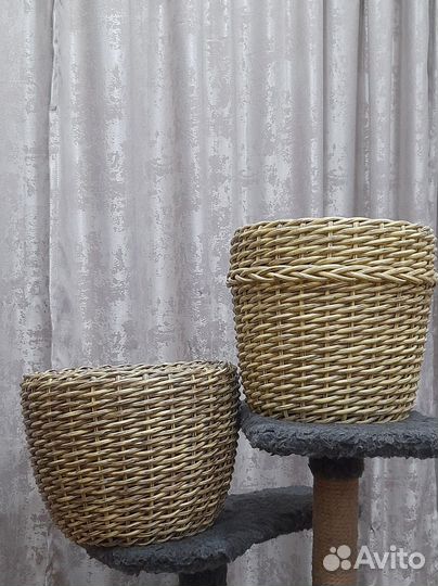 Плетенные кашпо