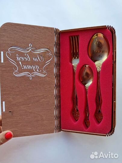 Столовые приборы новые вилка ложка Наталия