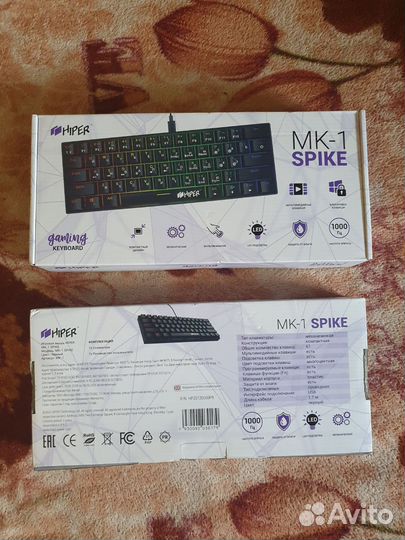 Механическая клавиатура Hiper Spike MK-1