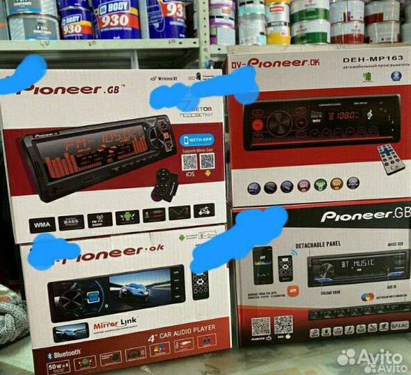 Магнитола pioner с установкой