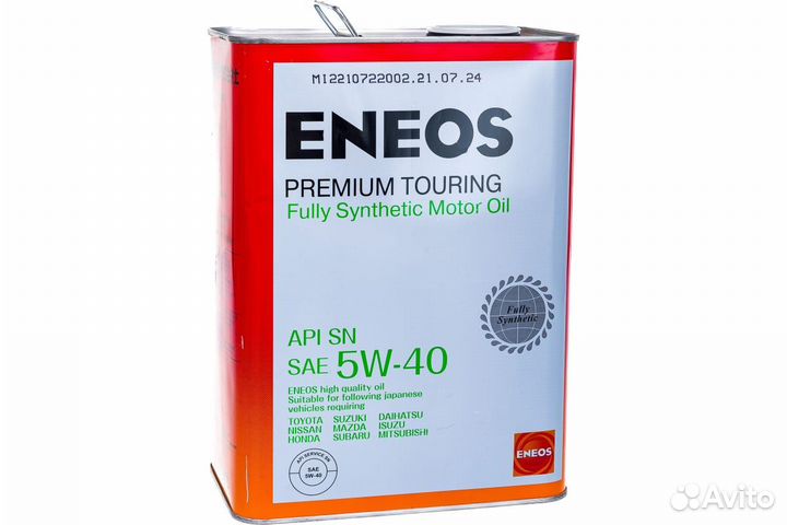 5w-40 eneos Premium Touring 1 л SN