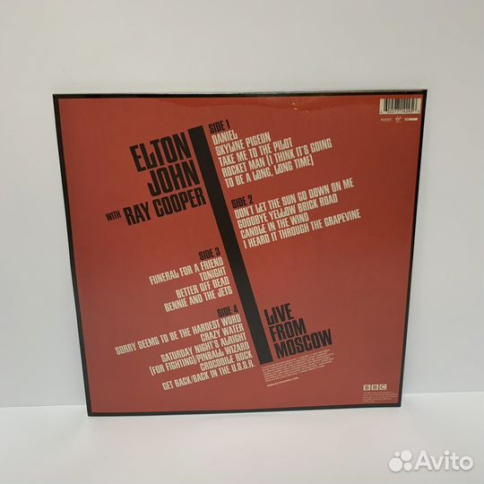 Elton John - Live from Moscow 1979 2LP vinyl