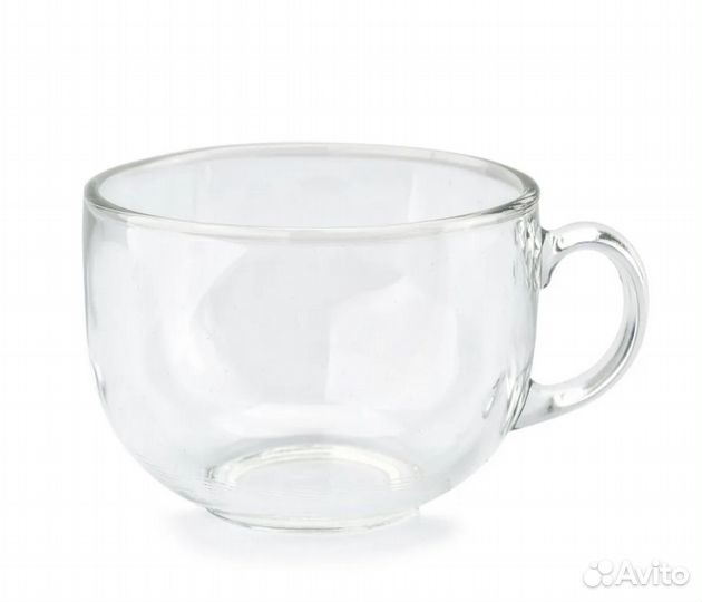 Кружка стеклянная прозрачная икея IKEA 500 мл