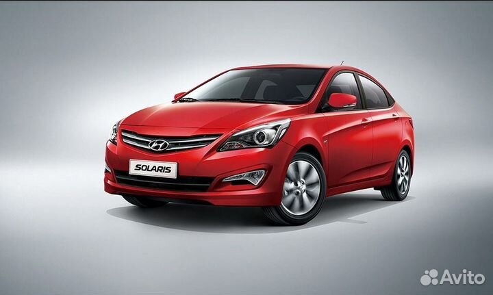 Фара передняя левая Hyundai Solaris 2014- Рест