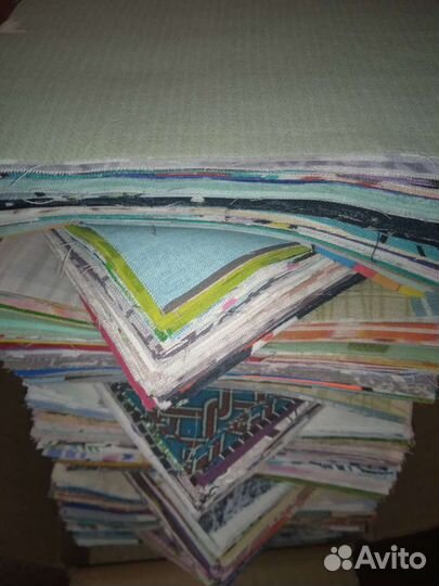 Лоскутки 15х15 и 12х12см