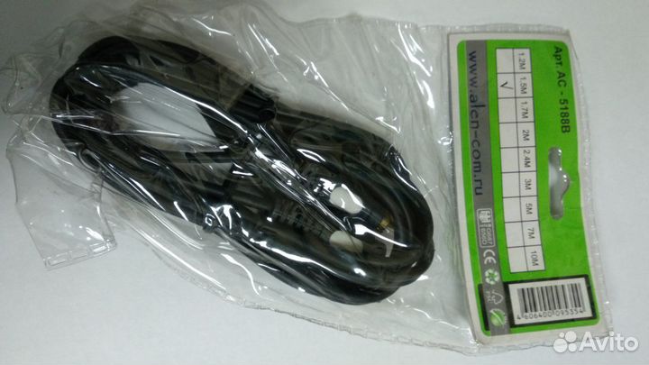 Кабель-переходник 2 RCA - 3.5 mm jack