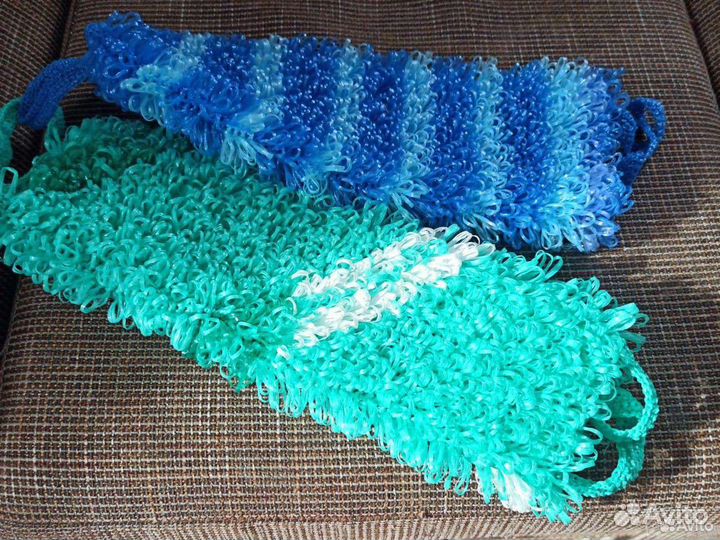 Вязанная мочалка