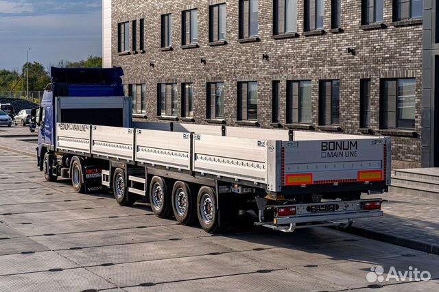 Полуприцеп бортовой Bonum 914296-06, 2024