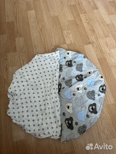 Наматрасник +простыни на круглую кровать 75*75