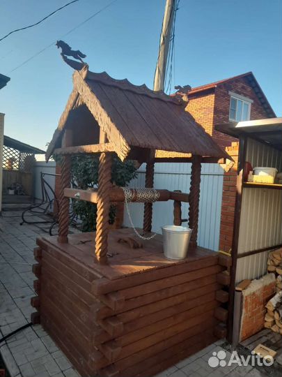 Колодец резной