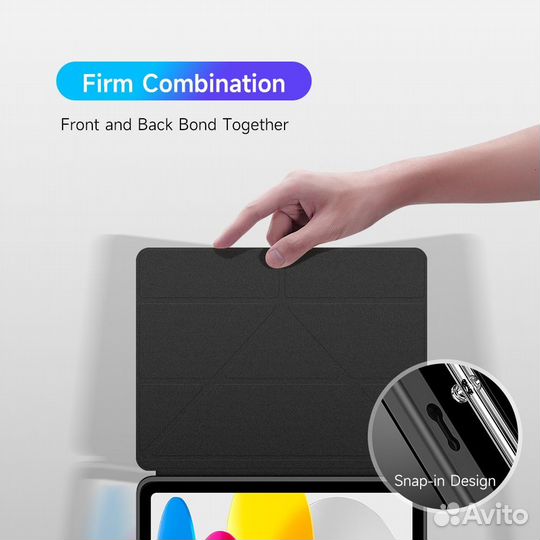 Чехол Smart Case для iPad 10 (2022) 10.9 + Стекло